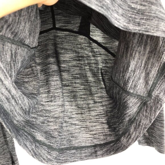 Lululemon Heathered Black  &go Everywhere Long Sleeve Shirt size ~4 - Picture 13 of 16